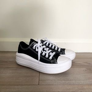 SOLD Black Converse Move Platform